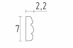 Seinaliist 1209 - 2,2 cm x 7 cm x 1,75 m  _2