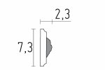 Ornamentidega liist 1325 - 7,3 cm x 2,3 cm x 1,50 m _2