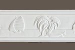 Ornamentidega liist 1373 - 1,3 cm x 11 cm x 1,7 m   _1