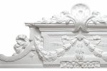 Väggpanel/fronton i barockstil 3903, 120 x 45 cm_2