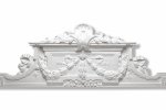Väggpanel/fronton i barockstil 3903, 120 x 45 cm_1