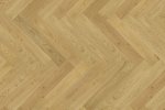 Herringbone Parquet Flooring, Oak, Crussol, Chateau Collection, Standard, 14 (2.5) x 130 x 725 mm, Click System, Brushed, Matte Finish, 4x Bevel _1