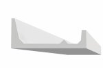 Kaudvalgustuse karniis - D107; 20 cm x 8 cm x 2 m   _1