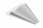 Klassikaline karniis D614; 11,4 cm x 6,2 cm x 1,75 m_1