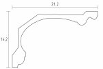 Ajalooline karniis D652B; 22 x 16,3 cm x 2 m _4