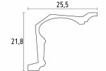 Ajalooline karniis D894; 25,5 x 21,8 cm x 2 m_2