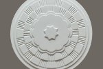 Ornamentidega laerosett M066 - Ø 50 cm _1
