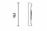 Ornamentidega liist 1371 - 1,7 cm x 16,5 cm x 1,8 m  _2