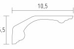 Klassikaline karniis D702; 10,5 cm x 5,5 cm x 1,75 m _4