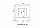 Kaasaegses / modernses stiilis kaminakomplekt 98540_2