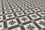 Akustiline PVC Gerflor Taralay Initial Acoustic 1274 CORDOBA BLACK & WHITE must-valge_3