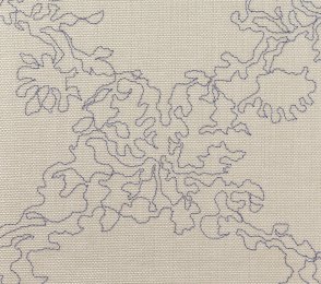 Tekstiiltapeet Vescom Xorel Silhouette Embroider 2531.04 beeź