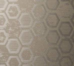 Tekstiiltapeet Vescom Polyester (FR) Hexagon 2614.22 beeź 