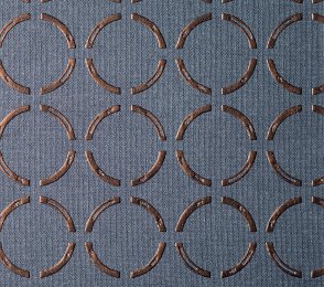 Tekstiiltapeet Vescom Linen Ringolin 2621.00 sinine