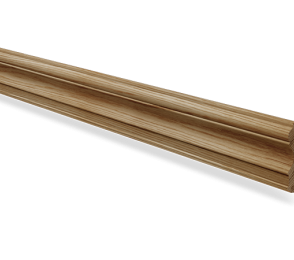 Piirdeliist 10- 15 x 80 mm, tamm, mänd, valge  