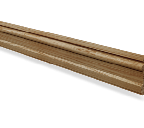 Piirdeliist 11- 15 x 90 mm, tamm, mänd, valge   