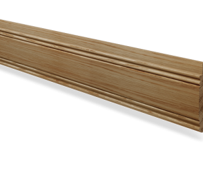 Piirdeliist 12- 15 x 115 mm, tamm, mänd, valge    