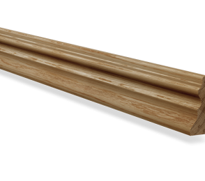 Piirdeliist 15- 35 x 95 mm, tamm, mänd, valge 