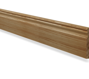 Piirdeliist 18- 18 x 115 mm, tamm, mänd, valge   