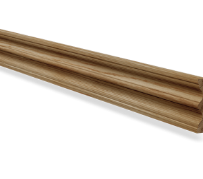 Piirdeliist 26- 18 x 90 mm, tamm, mänd, valge   