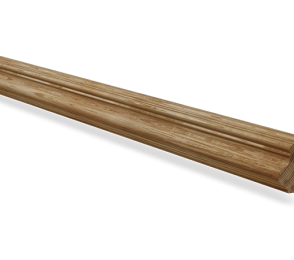 Piirdeliist 27- 28 x 65 mm, tamm, mänd, valge   