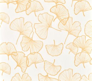 Veekindel PVC- põhine seinakate Shower System "Mural Calypso" 7013 Ginko Snow Gold valge/ oranź