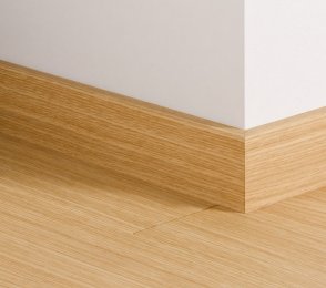 MDF põrandaliist Standard Bourbon Oak (58x12mm x 2,4m) QSSK08260 beeź