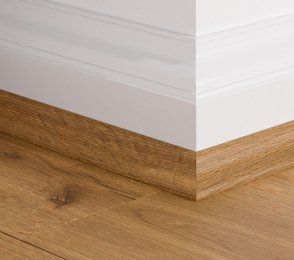 MDF põrandaliist Scotia Truffle oak (17x17mm x 2,4m) QSSCOT08256 pruun 
