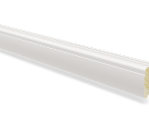 Golvlist furu nr 17 - 18 x 80 mm vit