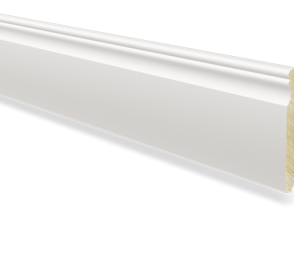 Golvlist furu nr 18 - 18 x 140 mm vit