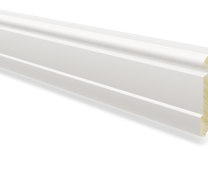 Golvlist furu nr 24 - 20 x 140 mm vit