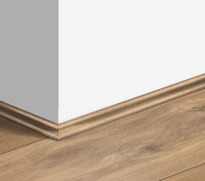 MDF-Fußleiste Scotia Midnight Eiche natur (17 x 17 mm x 2,4 m) QU -QSSCOT01487 braun