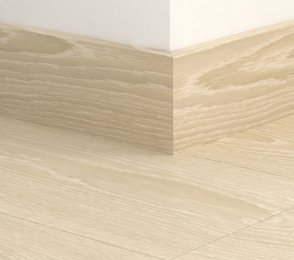 MDF-Fußleiste, Eiche Frostbeige (77 mm x 14 mm x 2,4 m) QU -QSPSKR05799 beige
