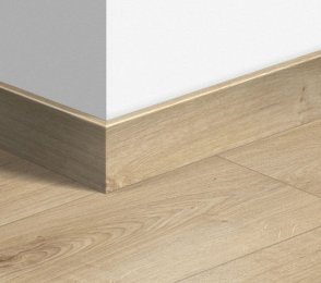 MDF põrandaliist Classic Oak Beige (77mm x 14mm x 2,4m) QU -QSPSKR01847B beeź