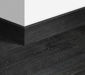 MDF põrandaliist Burned planks (77mm x 14mm x 2,4m) QU -QSPSKR01862 must