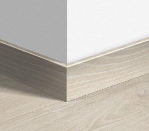 MDF baseboard Woodland oak light gray (77mm x 14mm x 2.4m) QU -QSPSKR03547 gray