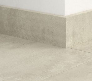 MDF-Fußleiste, Betonoptik (77 mm x 14 mm x 2,4 m), QU -QSPSKR05491, Grau