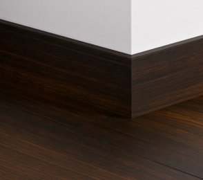 MDF-Fußleiste, geräucherte Eiche (77 mm x 14 mm x 2,4 m), QU -QSPSKR08261, braun 