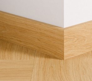 MDF-Fußleiste Cumin-Eiche (77 mm x 14 mm x 2,4 m) QU -QSPSKR08247 braun  
