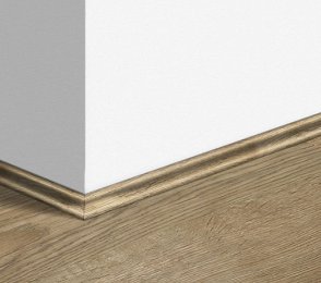 MDF-Fußleiste Scotia Alte Eiche matt geölt (17 mm x 17 mm x 2,4 m) QU -QSSCOT00312 braun