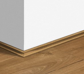 MDF-Fußleiste Scotia Classic Eiche natur (17 x 17 mm x 2,4 m) QU -QSSCOT01848 braun 