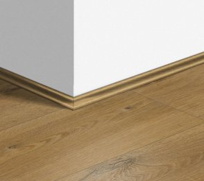 MDF skirting board Scotia Soft oak natural (17x17mm x 2.4m) QU -QSSCOT01855 brown 