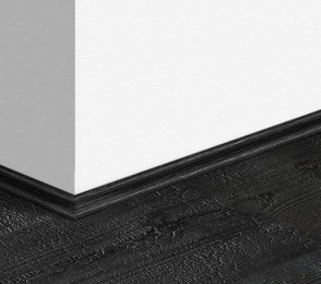 MDF põrandaliist Scotia Burned planks (17x17mm x 2,4m) QU -QSSCOT01862 must