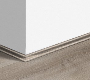 MDF-Fußleiste Scotia Desert Oak, gebürstetes Grau (17 x 17 mm x 2,4 m) QU -QSSCOT03552 grau