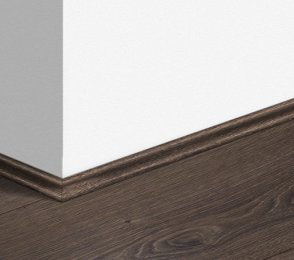 MDF-Fußleiste Scotia Desert Oak, gebürstet, dunkelbraun (17 x 17 mm x 2,4 m) QU -QSSCOT03553 braun  