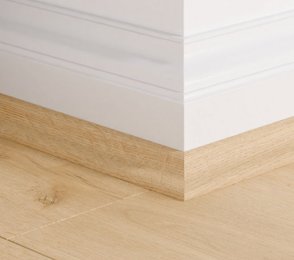 MDF põrandaliist Scotia Almond oak (17mm x 17mm x 2,4m) QU -QSSCOT08255 beeź