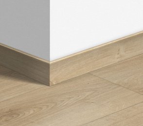 MDF-Fußleiste Standard Classic Eiche Beige (58 x 12 mm x 2,4 m) QU -QSSK01847 Beige 