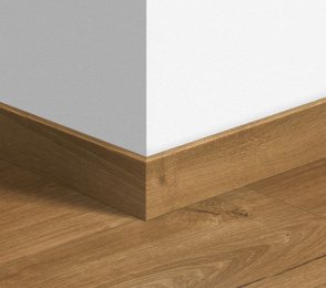 MDF-Fußleiste Standard Classic Eiche natur (58 x 12 mm x 2,4 m) QU -QSSK01848 braun 