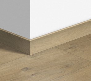 MDF-Fußleiste Standard Soft Oak Medium (58 x 12 mm x 2,4 m) QU -QSSK01856 braun