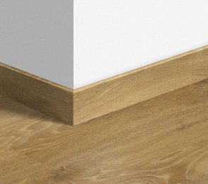 MDF-Fußleiste Standard Louisiana Eiche natur (58 x 12 mm x 2,4 m) QU -QSSK03176 braun